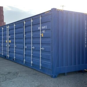 Contenedor maritímo de 40 pies HC con puertas laterales